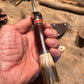 J. Behring Handmade Vintage Treeman Camp Knife Old Stamp 7" Blade