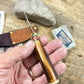 Trout Knife AEB-L  120 Year Old Stag Mammoth Butt cap Beavertail sheath