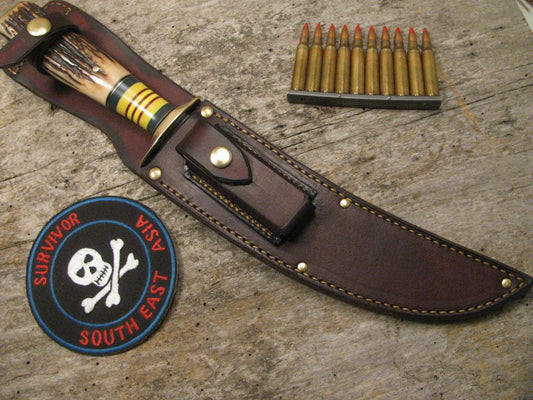 J.Behring Treeman Handmade Double Skull Vietnam Ribbon Fighter