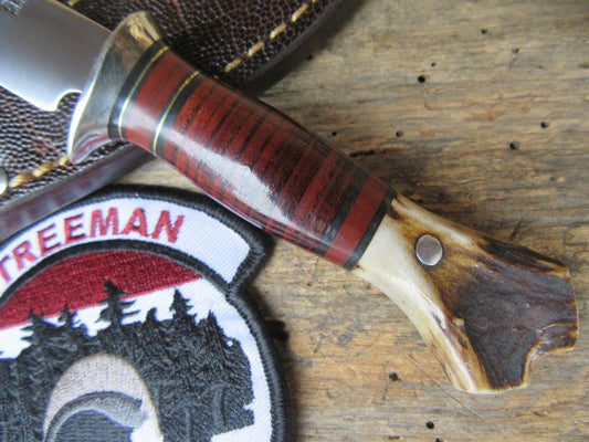 J.Behring Handmade Stainless MI trout knife 