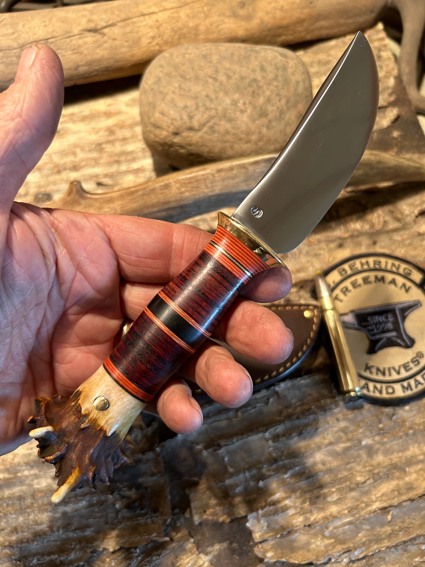 J. Behring Handmade AEB-L Stainless Scagel style Woody